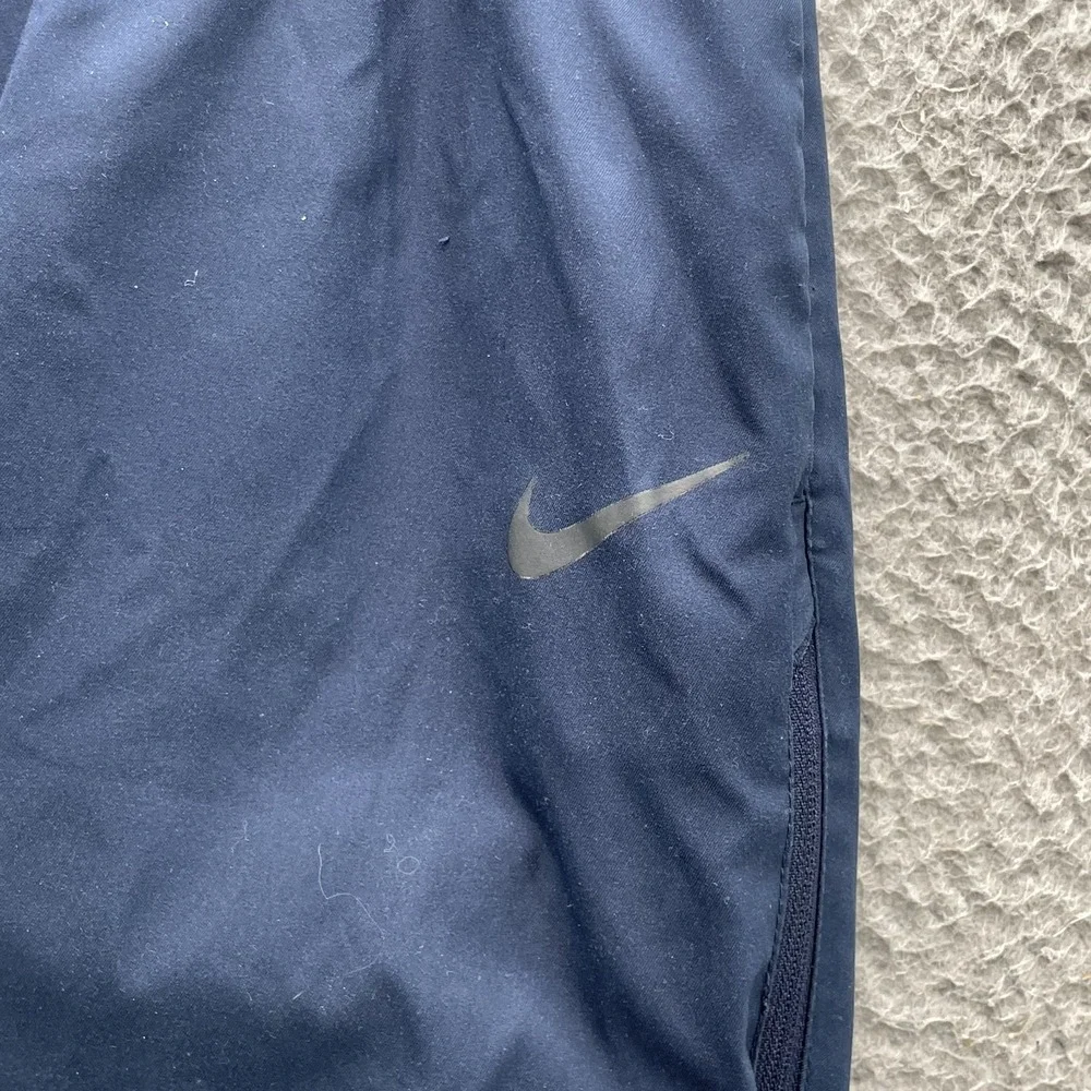 Nike Jogger Track Pant Men's Medium Blue Running Soccer Training Sportswear‎ 90s